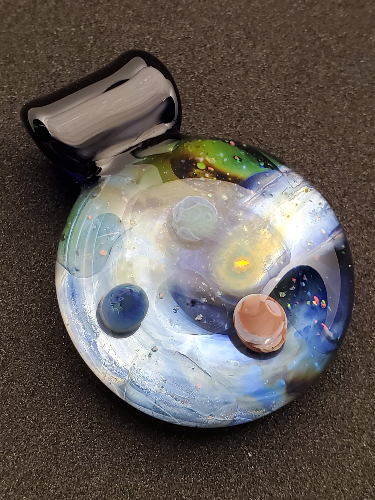 fumed space scene pendant