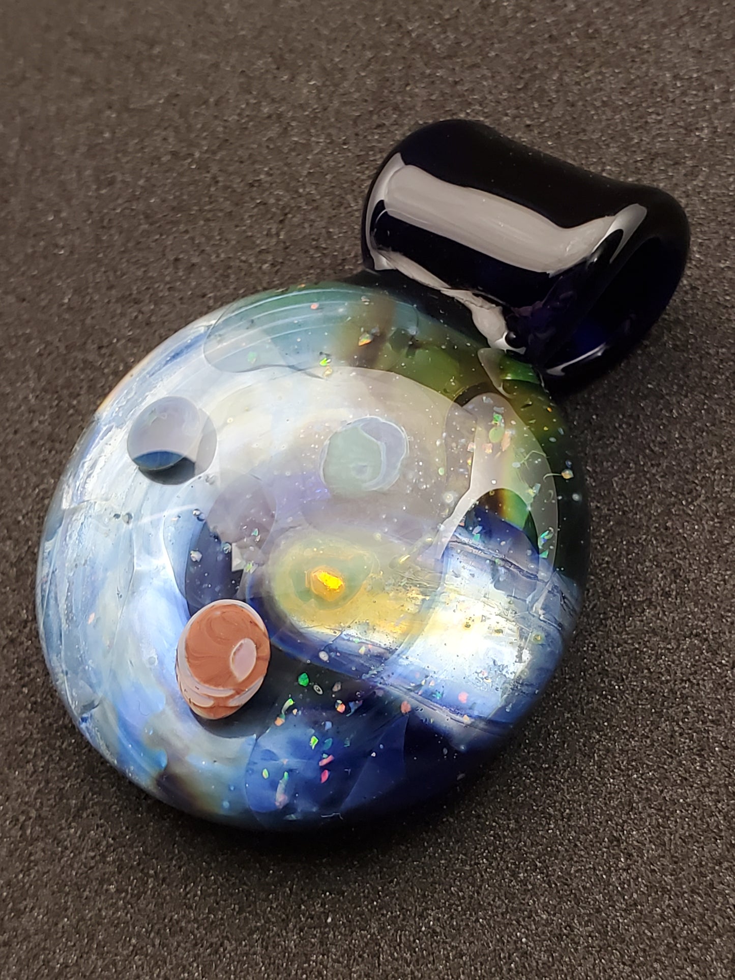 fumed space scene pendant