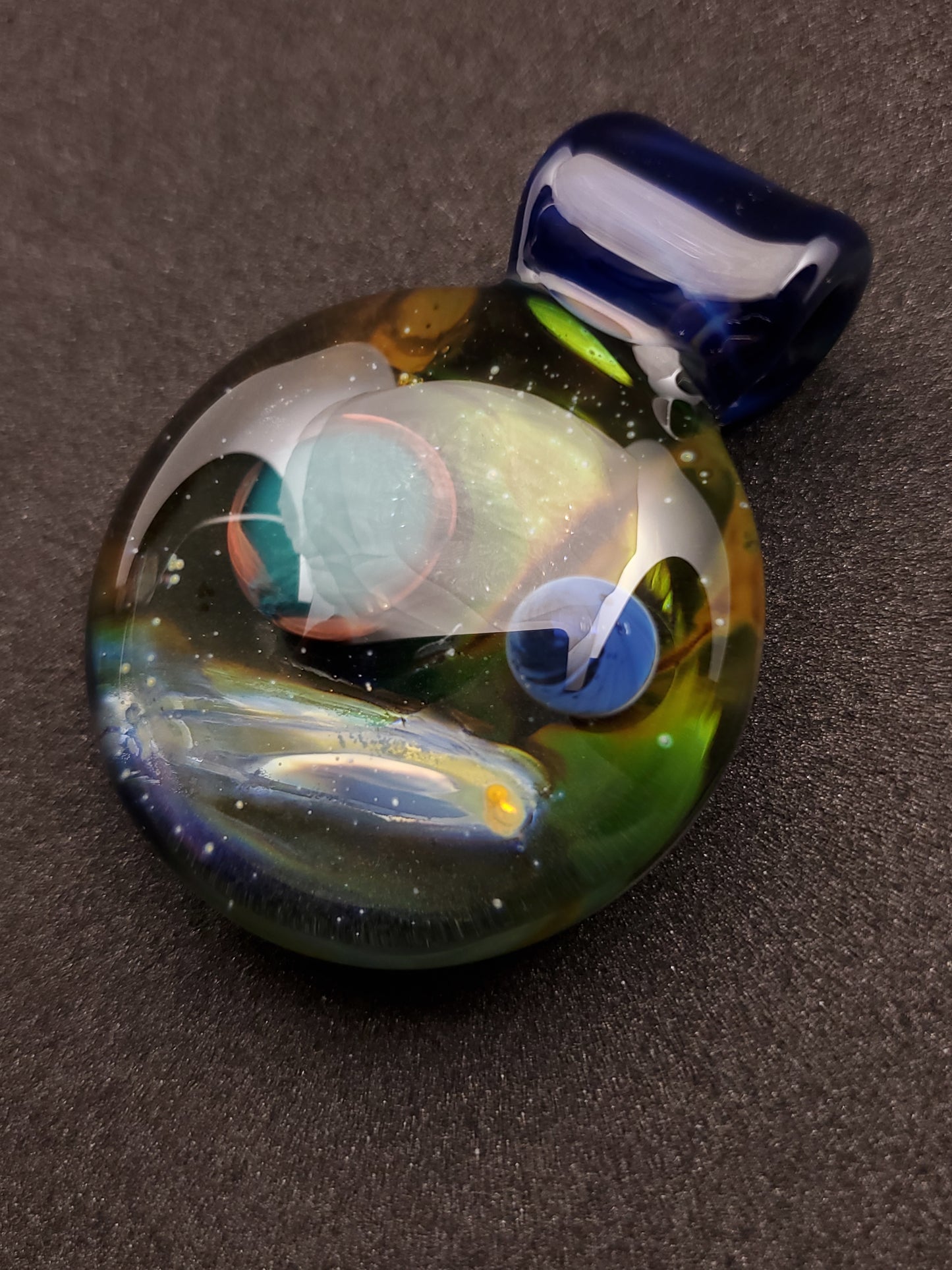 fumed space scene pendant