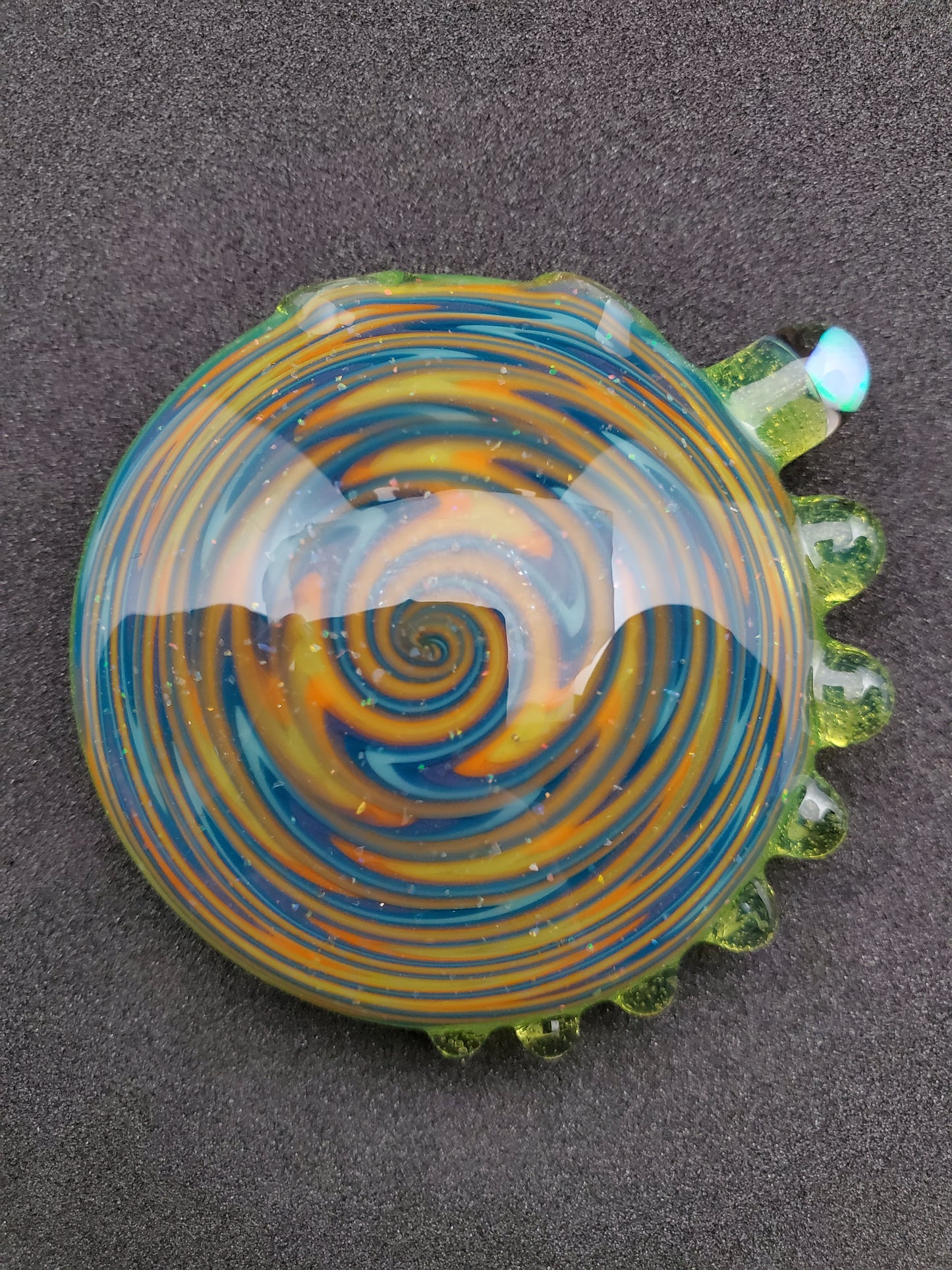 CFL crushed opal wigwag w/opal pendant