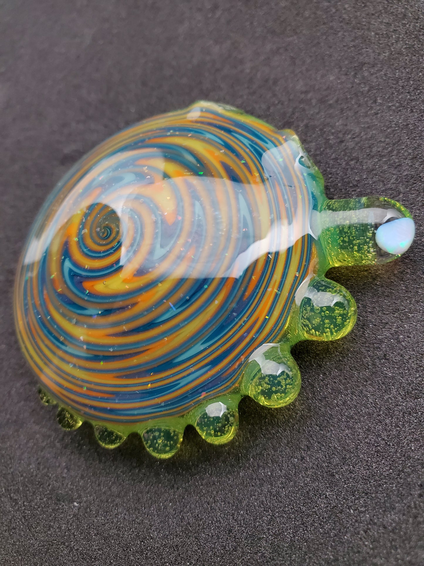 CFL crushed opal wigwag w/opal pendant