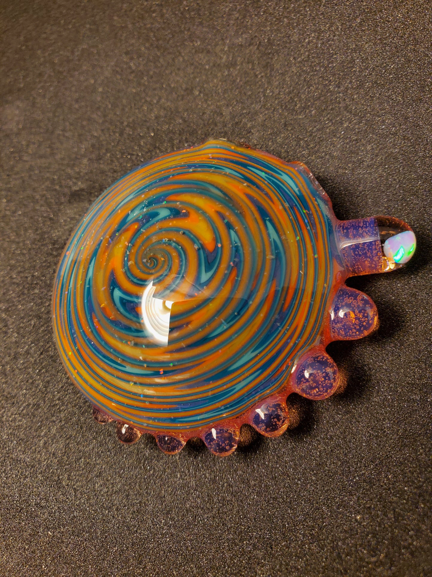 CFL crushed opal wigwag w/opal pendant