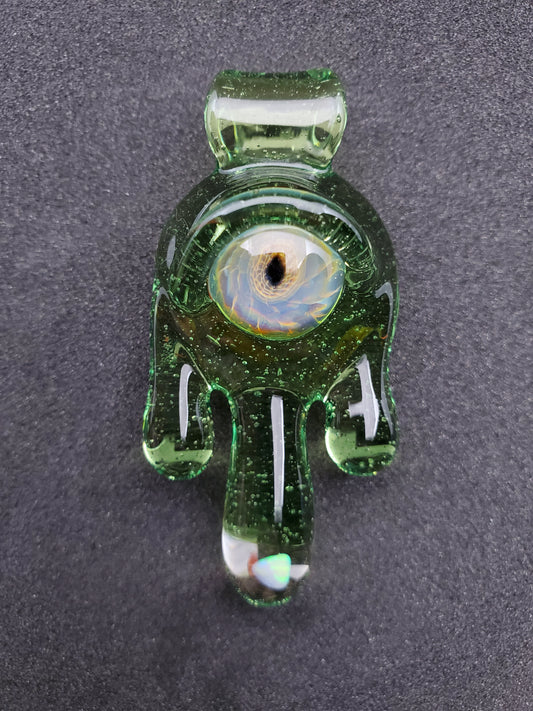 CFL dragon drippy eye/opal pendant