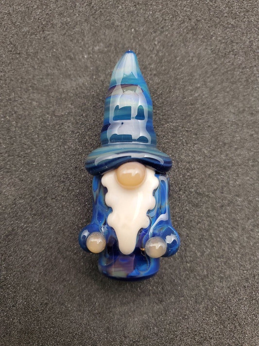 blue gnome pendant