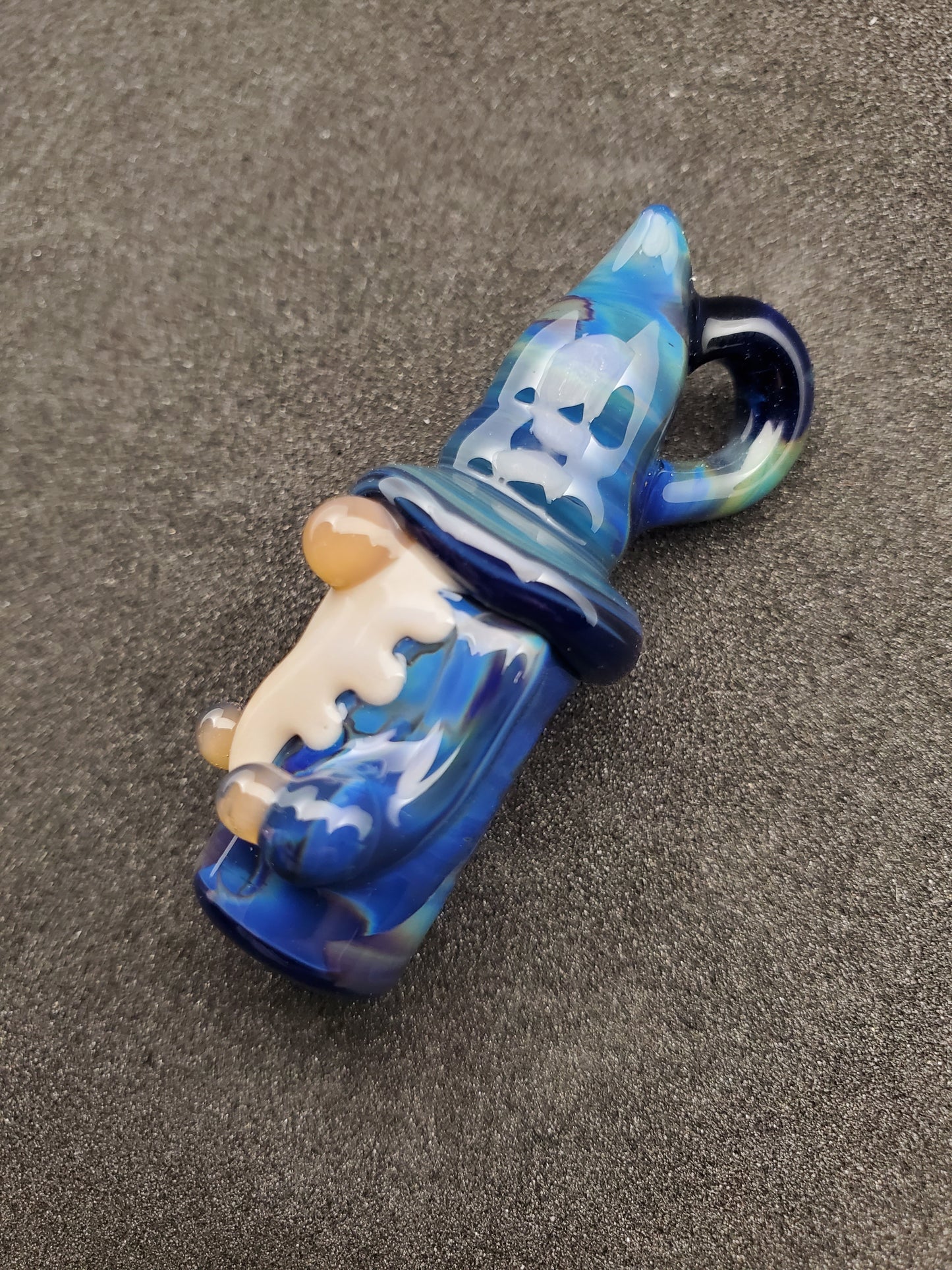 blue gnome pendant