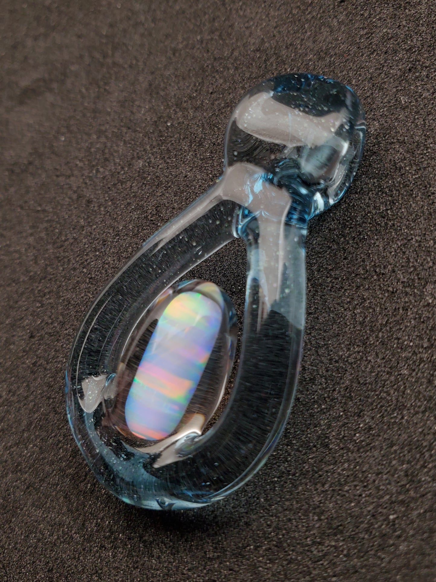 opal slab loop pendant