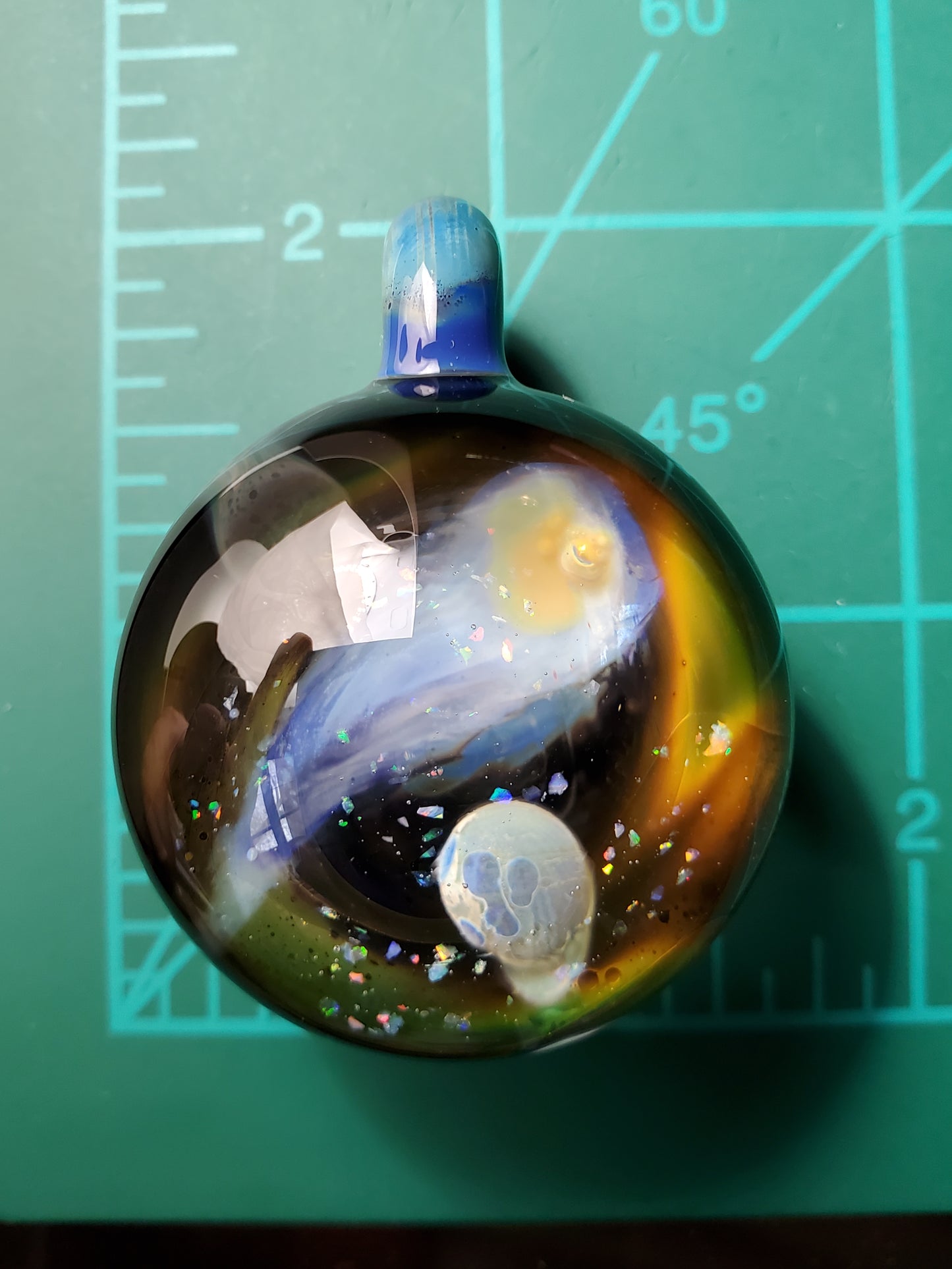 3D style space scene pendant