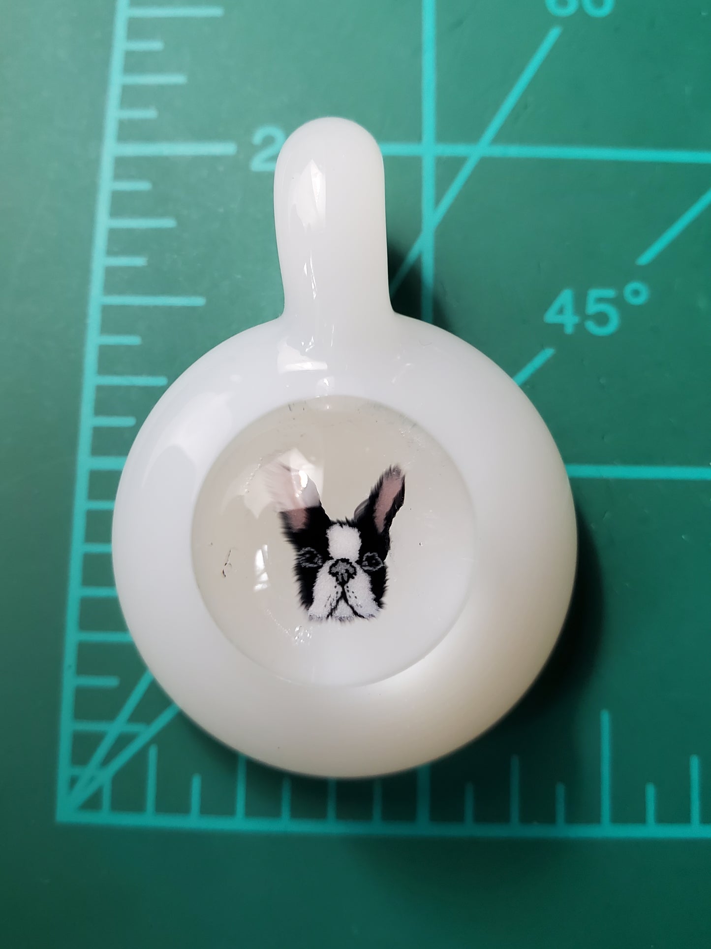 boston terrier pendant