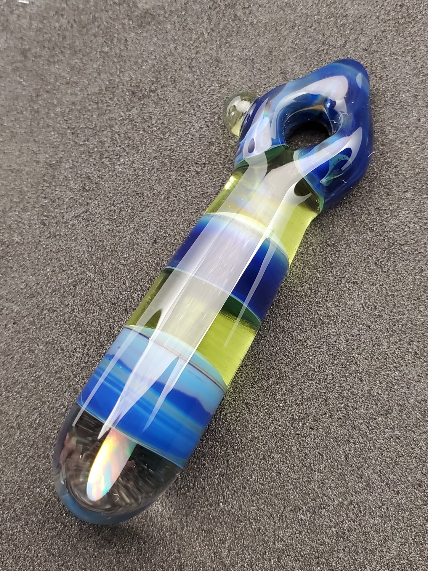 opal slab pillar pendant